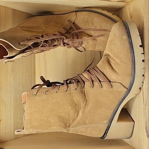 OASIS SOCIETY Jamie Womens Hiker Boots Combat